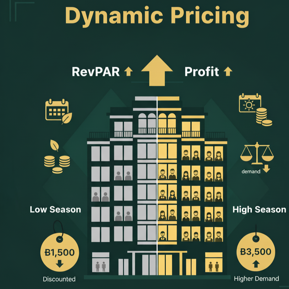 Dynamic Pricing for Hotels: กลยุทธ์เพิ่มรายได้โรงแรมอย่างยั่งยืน